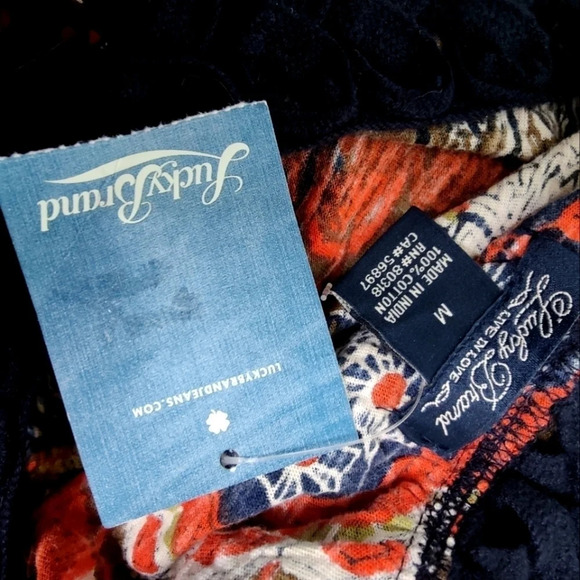 Lucky Brand Boho Fancy Tee NWT 😍 - Picture 7 of 8